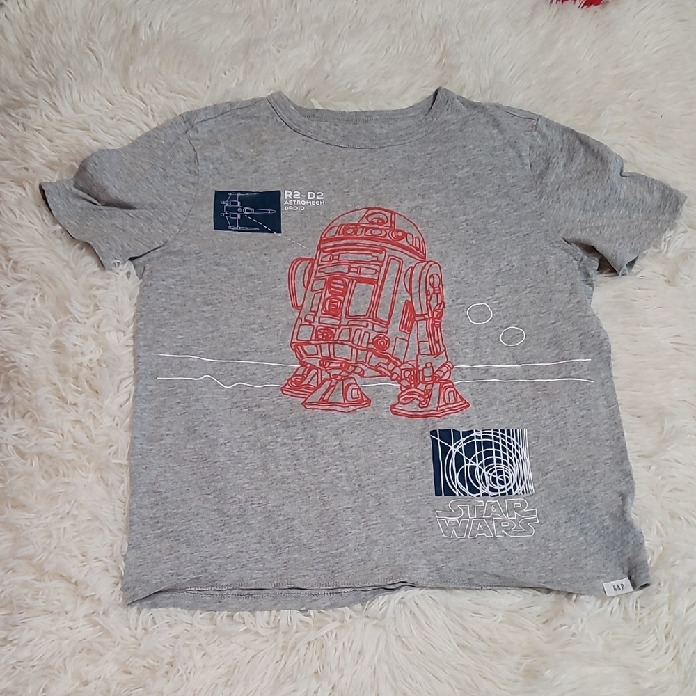 Gap, Size M, Boys,Star Wars,Kids, Gray T-Shirt